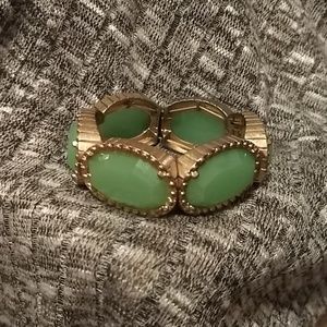 Bracelet with gold trim